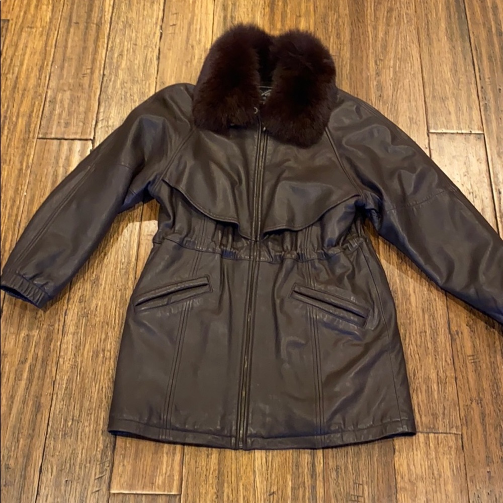 Leather jacket
